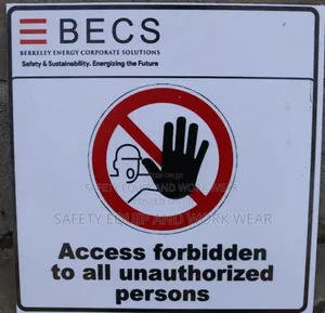 Restricted Area Signage