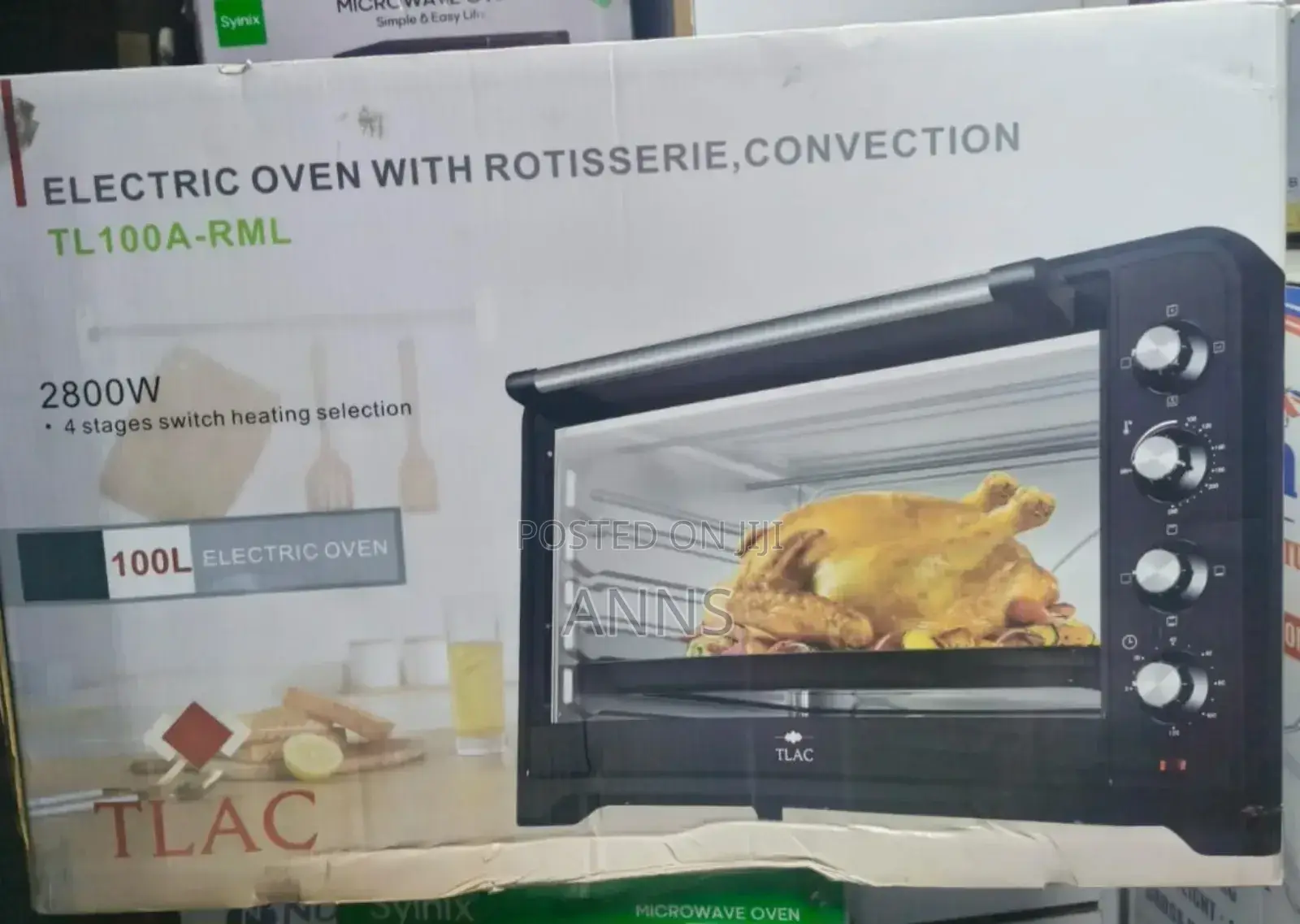 Tlac 100LITRES Electric Oven