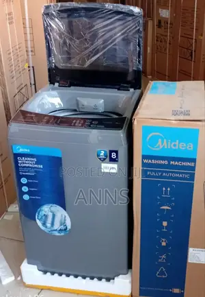 Midea 8kgs Fully Automatic Grey Top Load Washing Machine