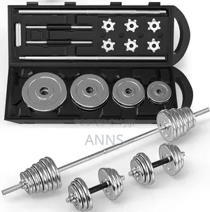 50kgs Chrome Adjustable Size Dumbells