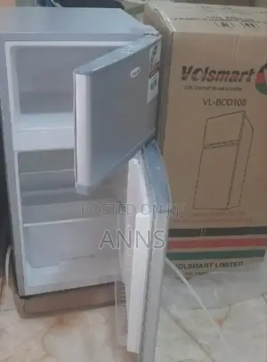 Volsmart 108litres Defrost Double Door Fridge