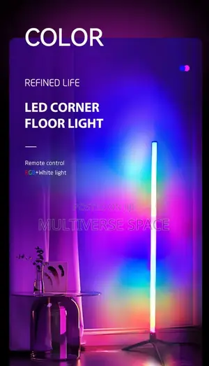 Led RGB Floor 110cm Lighting Corner Lamp With App Bluetooth