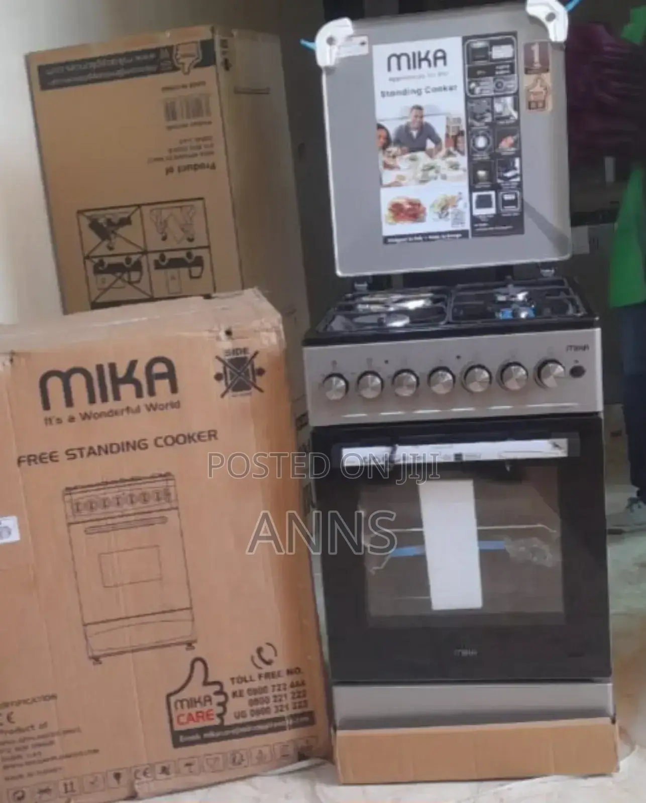 Mika 50/60 Free Standing 3+1 Cooker
