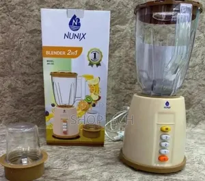 Nunix Ak-100 - 2 in 1 Blender With Grinding Machine - 1.5l