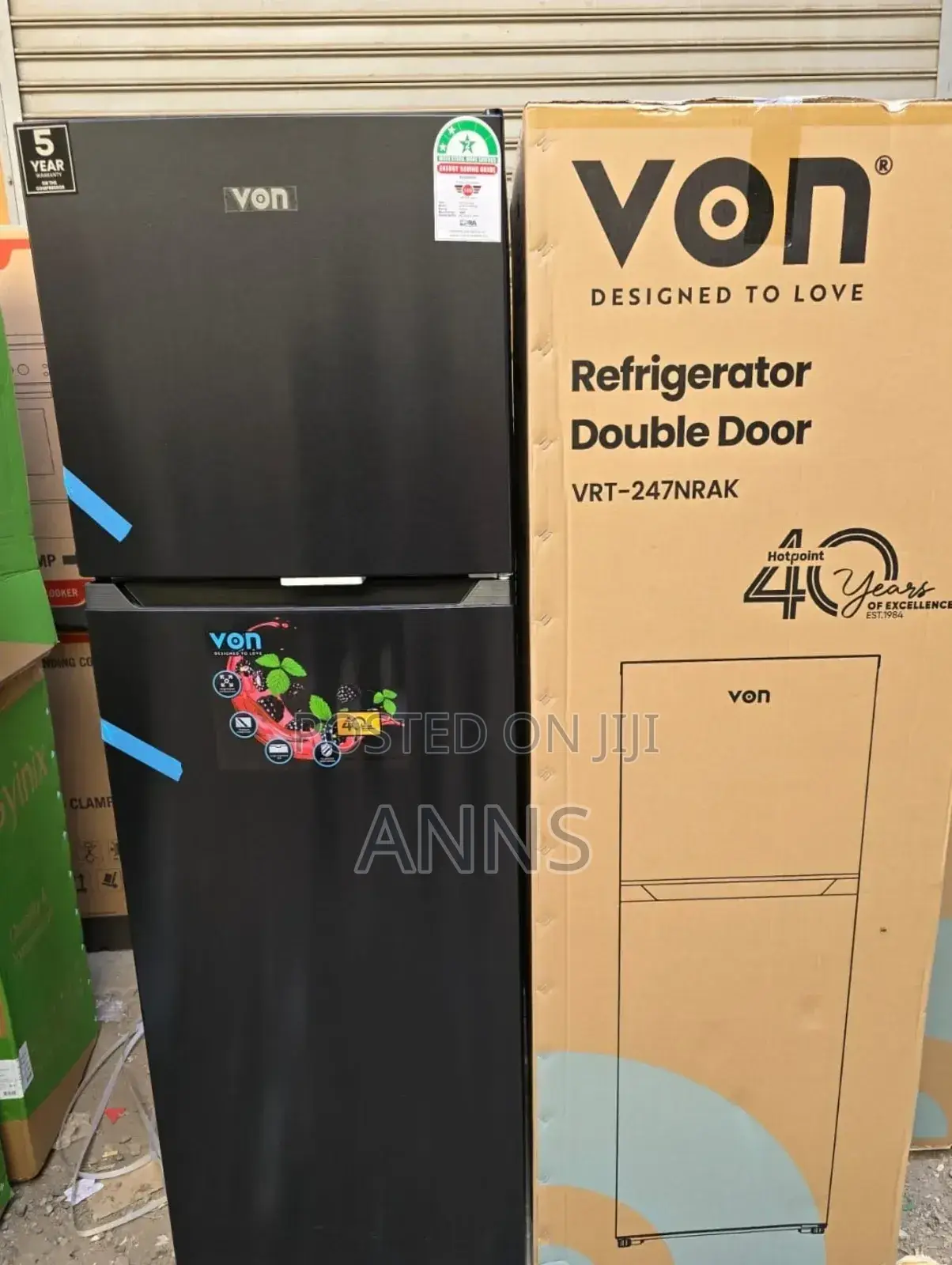 Von 247litres Fridge Double Door