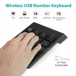 USB Wireless Number Pad Numpad Numeric Keypad Number Keyboar