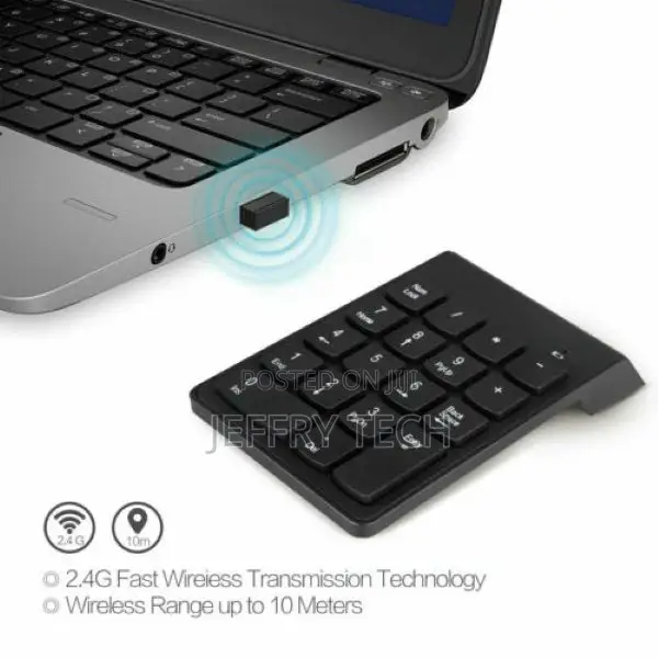 USB Wireless Number Pad Numpad Numeric Keypad Number Keyboar