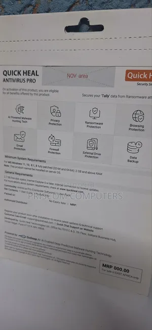 Quickheal Antivirus Pro - 5 Users