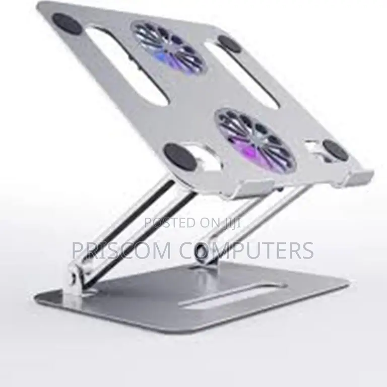Portable Adjustable Laptop Stand With 2 Cooling Fan