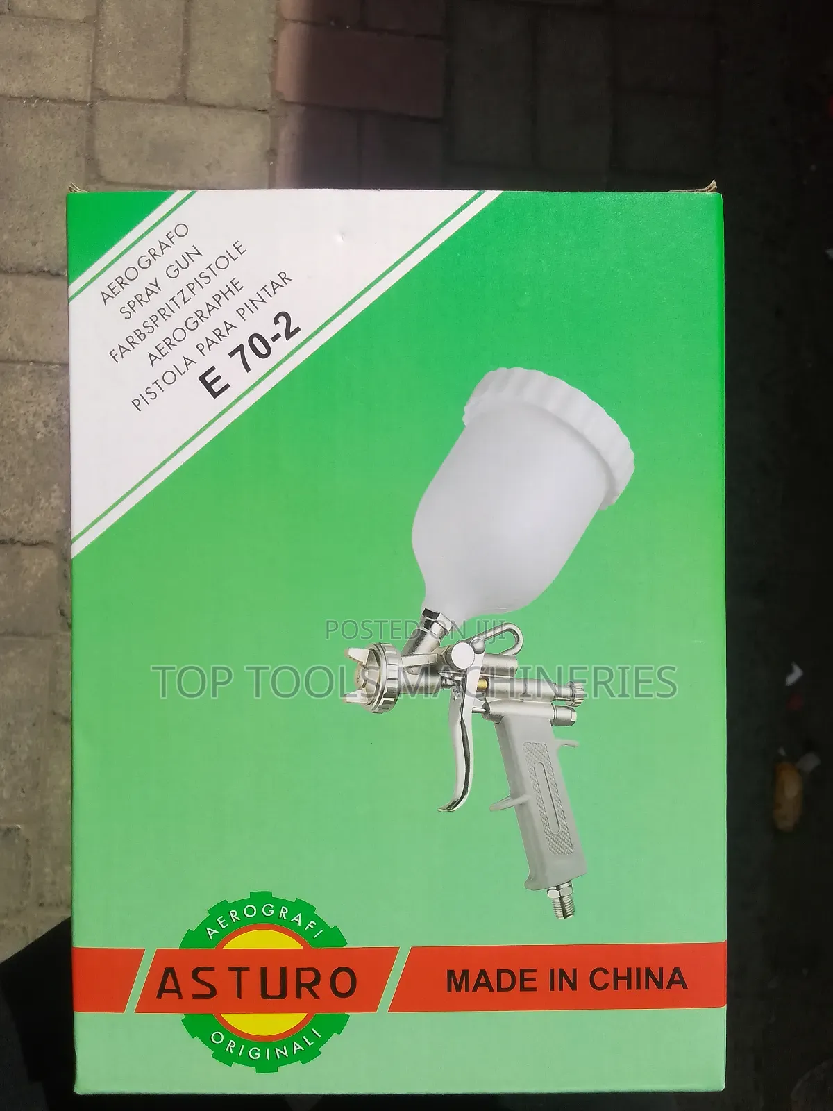 Asturo Spray Gun Plastic Can