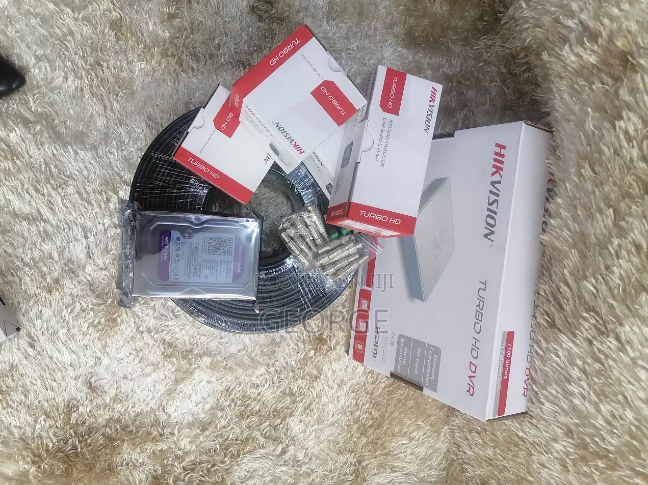 New Hikvision 4- CCTV Camera Full Package