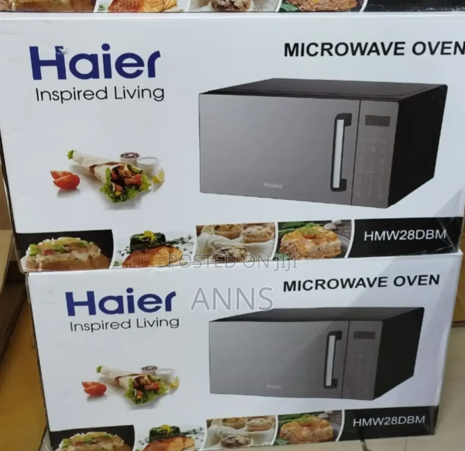 Haier 28L Silver Digital Microwave