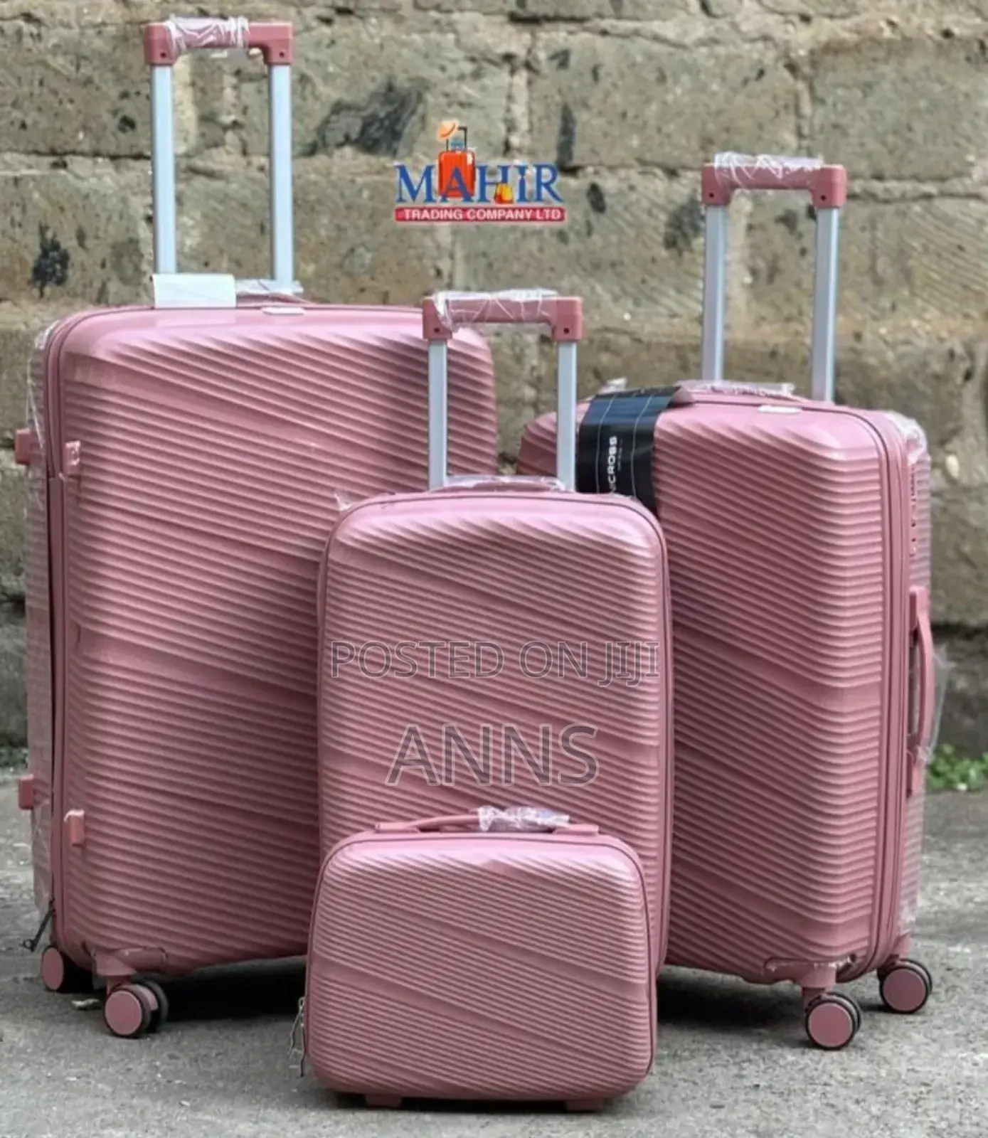 Luxurious 4 in 1 Rubber Suitcase