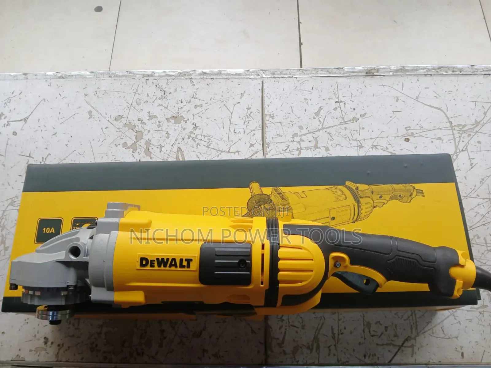 Heavy Duty 9" Dewalt Angle Grinder With Accessories