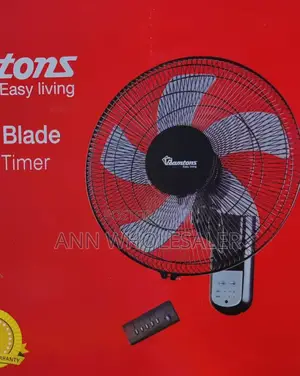RM/676 Ramtons 16 Inches Wall Fan 5 Blades With Remote RM/RF