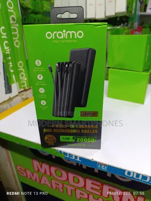 Oraimo Traveler Link 20 20000mah 12W Power Bank