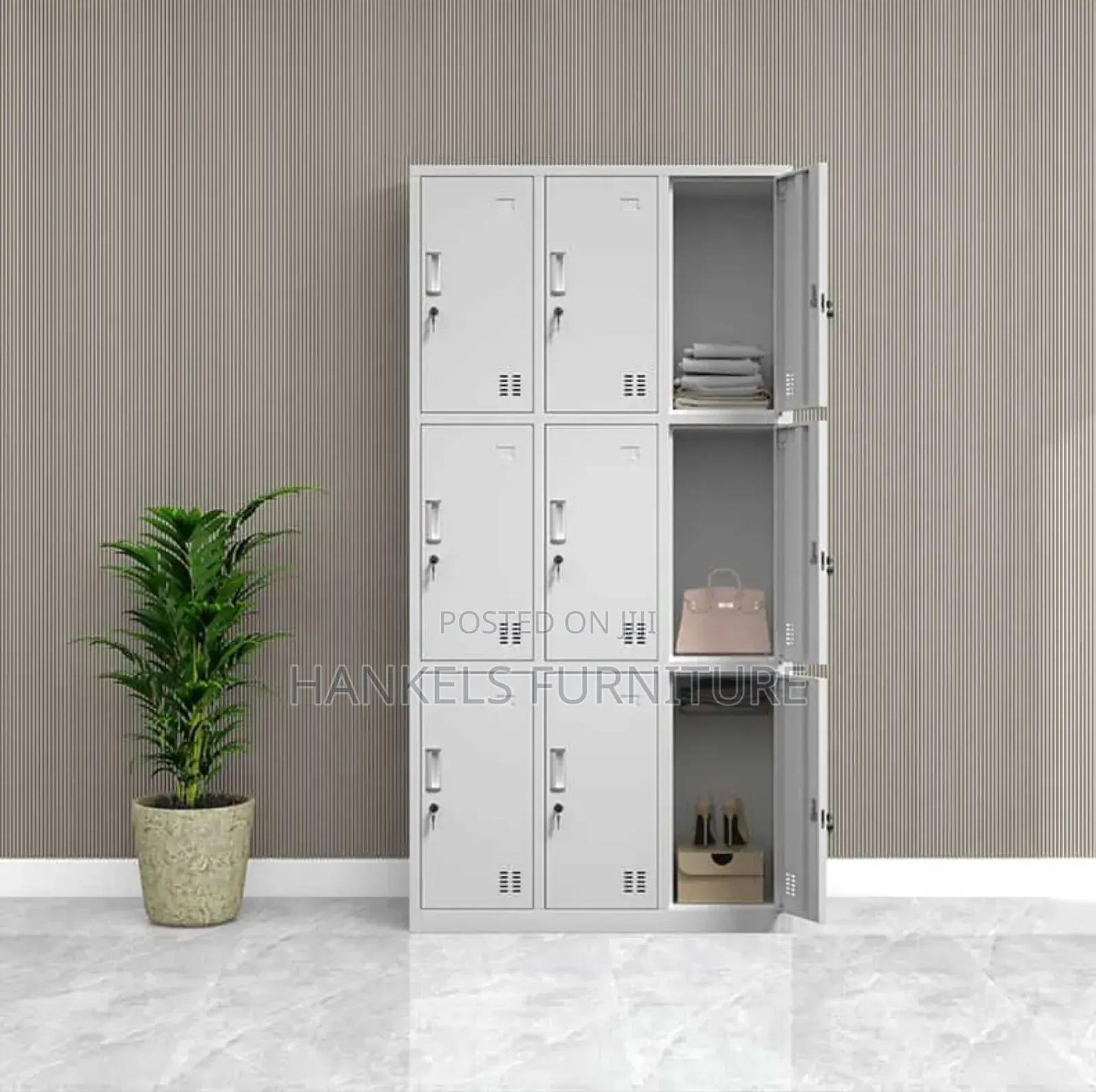9 Locker Office Filling Cabinet