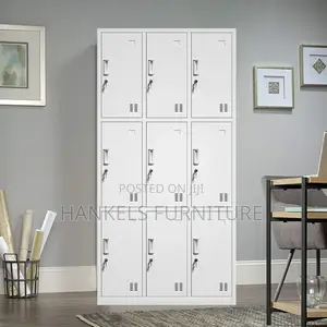 9 Locker Office Filling Cabinet