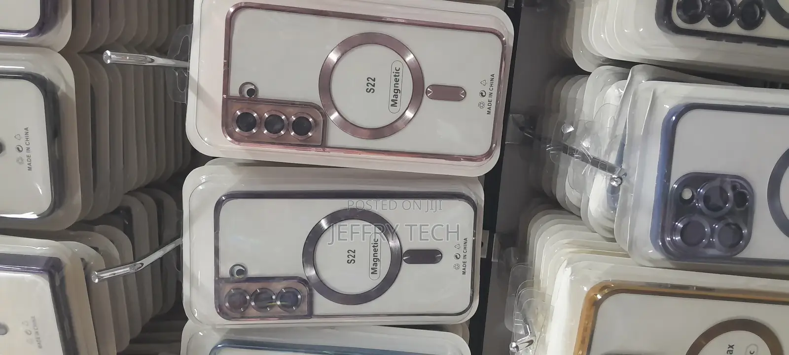 Samsunggalaxy S22 Case Electroplated Clear Case With Magsafe
