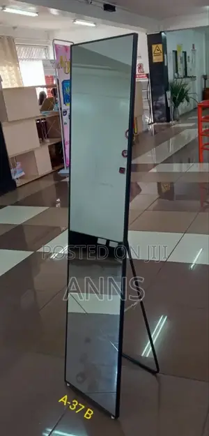 Executive Black Dressing Mirror