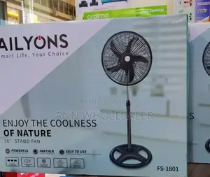 Standing Fan Size 18 Black