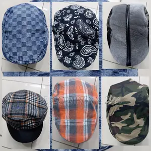 Legit Rugged Denim Checked Jeans Adjustable Kangol Hats