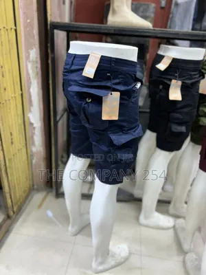 Designer Quality Men's Hard Cargo Klaki Side Pockets Short