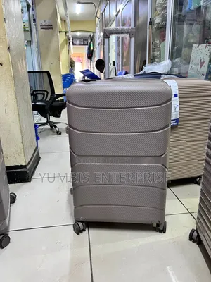Brown Double Zip Unbreakable 'Suitcases -Largest 4500