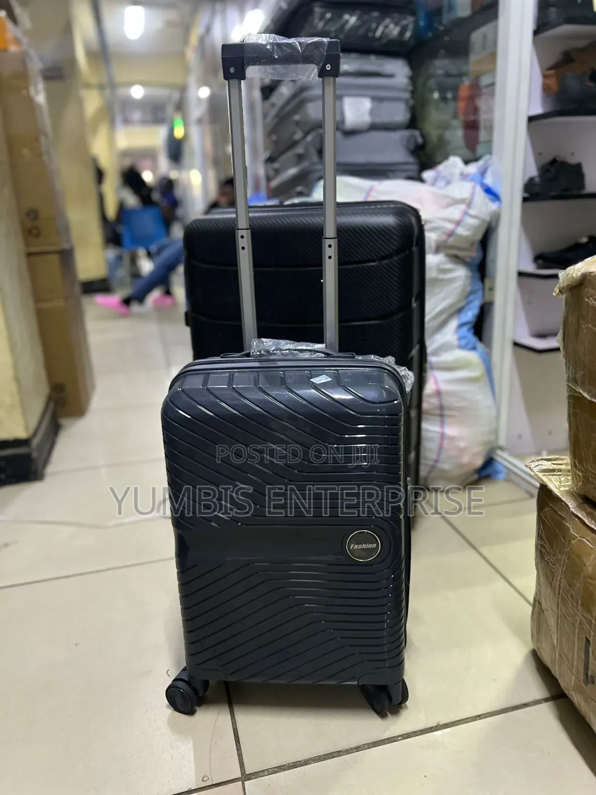 Black Small Pp Double -Zip (Unbreakable) Suitcase