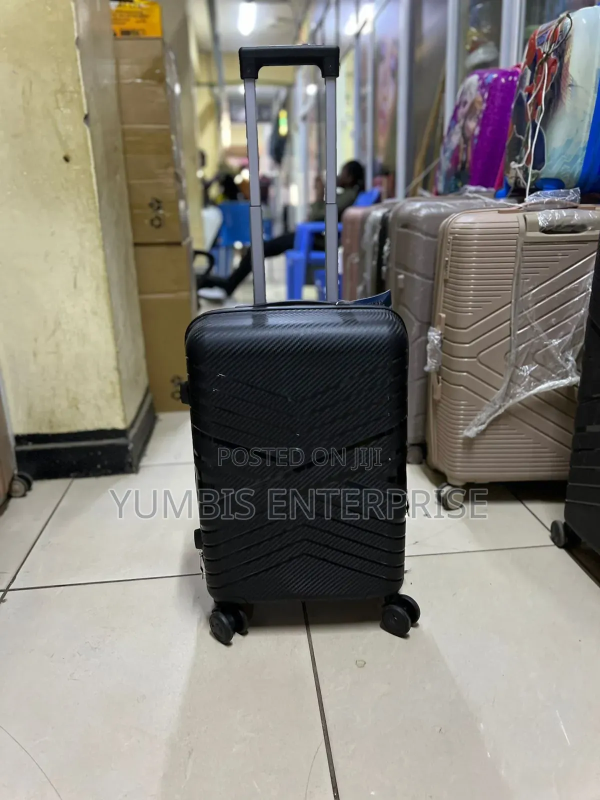 Black Small Pp Double -Zip (Unbreakable) Suitcase