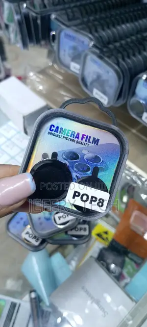 Camera Lens for Tecno Pop 8 Black Protective Lense Protector