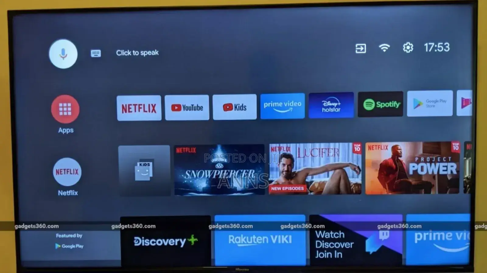 Hisense Vidaa 50" Frameless Television