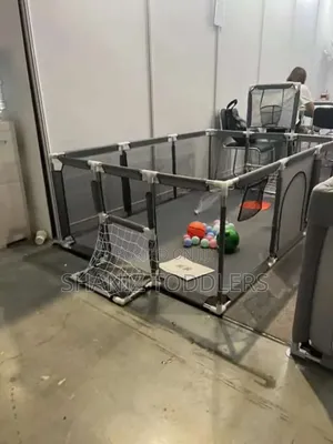 Grey Playpen Fence for Toddlers