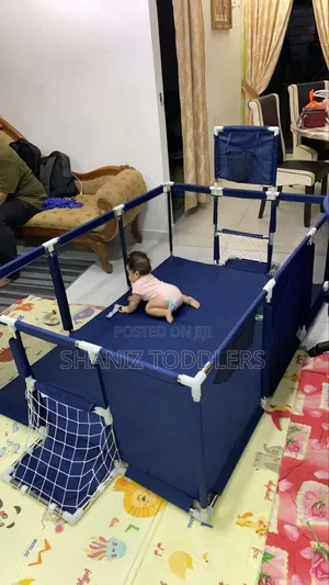 Navy Blue Playpen Fence