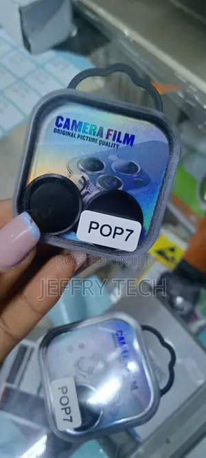 Camera Lens Protector for Tecno Pop 7-Black