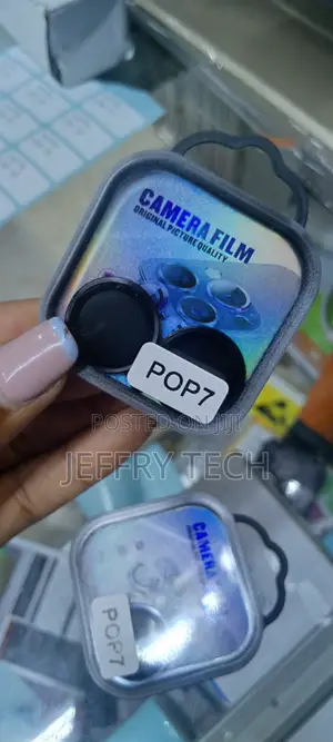 Camera Lens Protector for Tecno Pop 7-Black