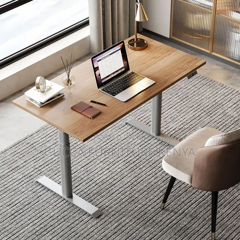 Office Tables: Glam Height-Adjustable Computer Work Desk