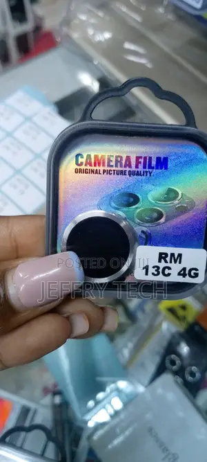 Metal Ring Lens Camera Protector for Redmi 13c 4g -Silver