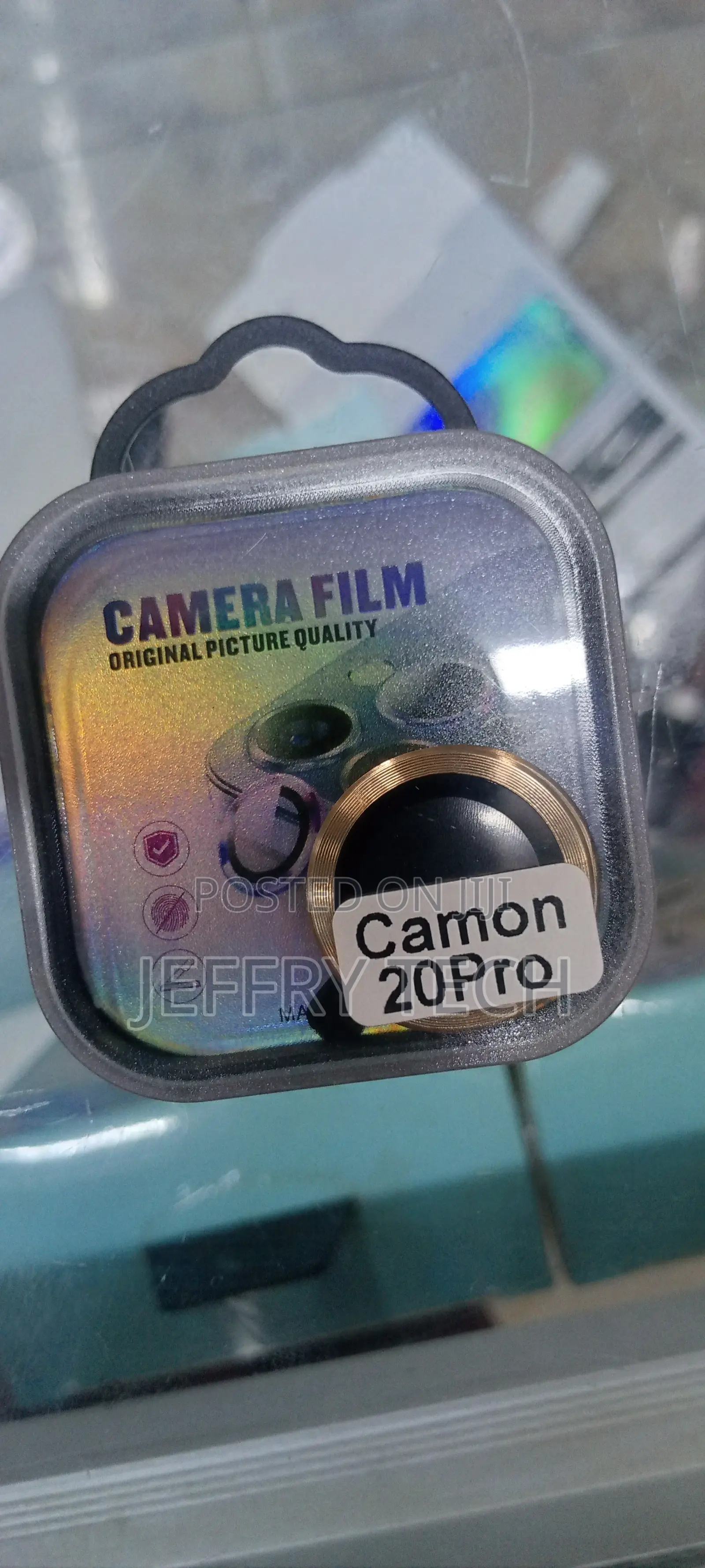 Camera Lens Protection for Tecno Camon 20 Pro-Gold