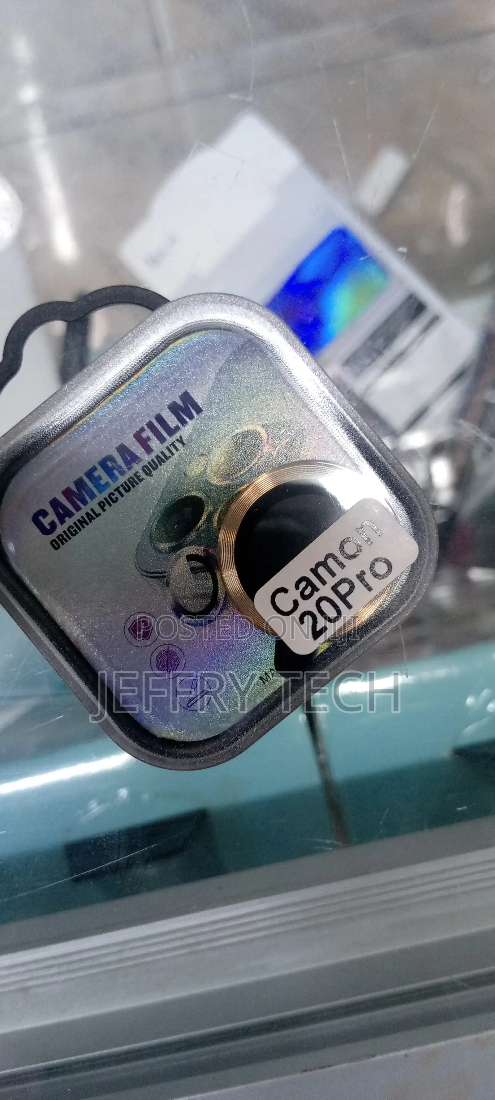 Camera Lens Protection for Tecno Camon 20 Pro-Gold