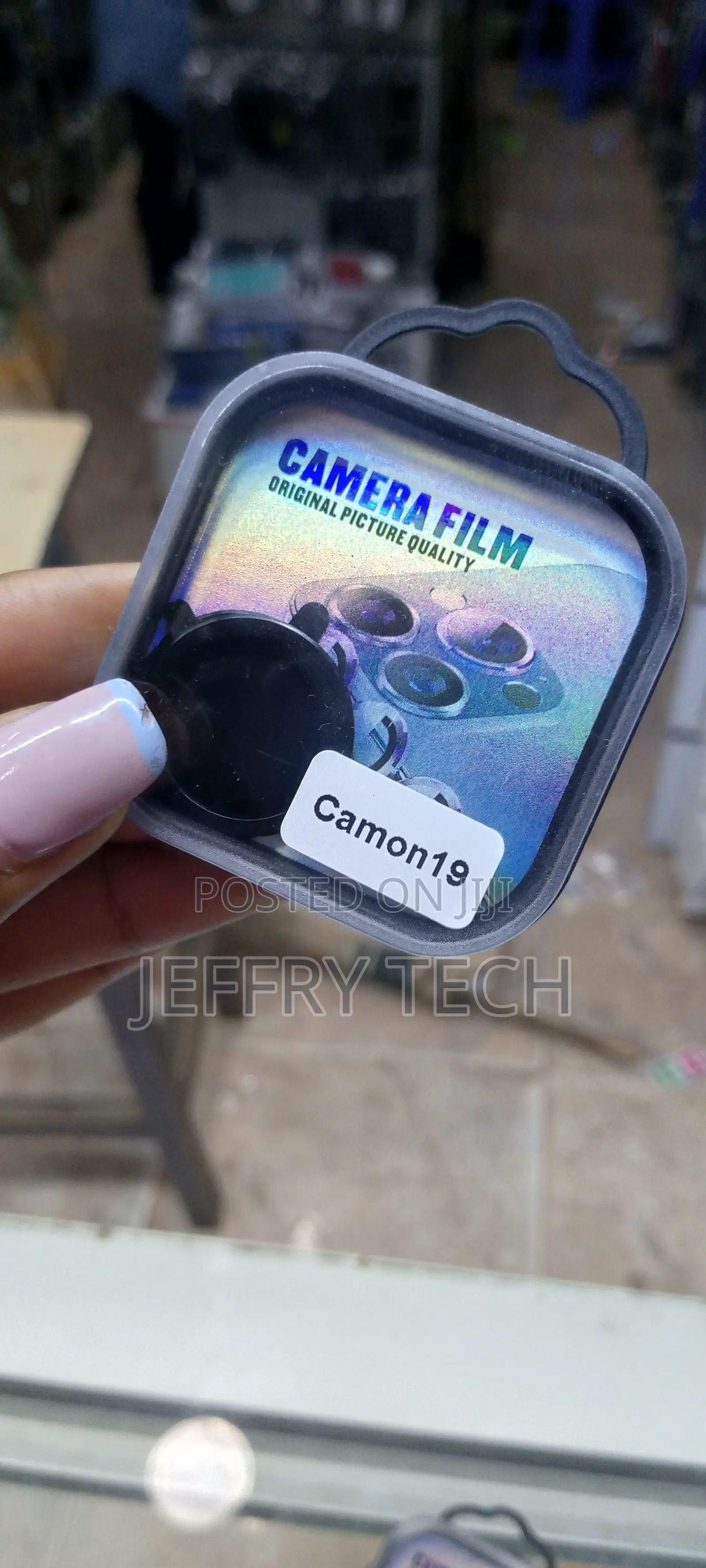 Tecno Camon 19 Black Metal Ring Camera Lense Protector