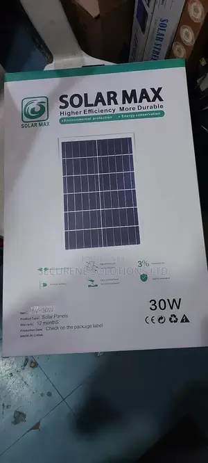 Solar Max Solar Panel 30w