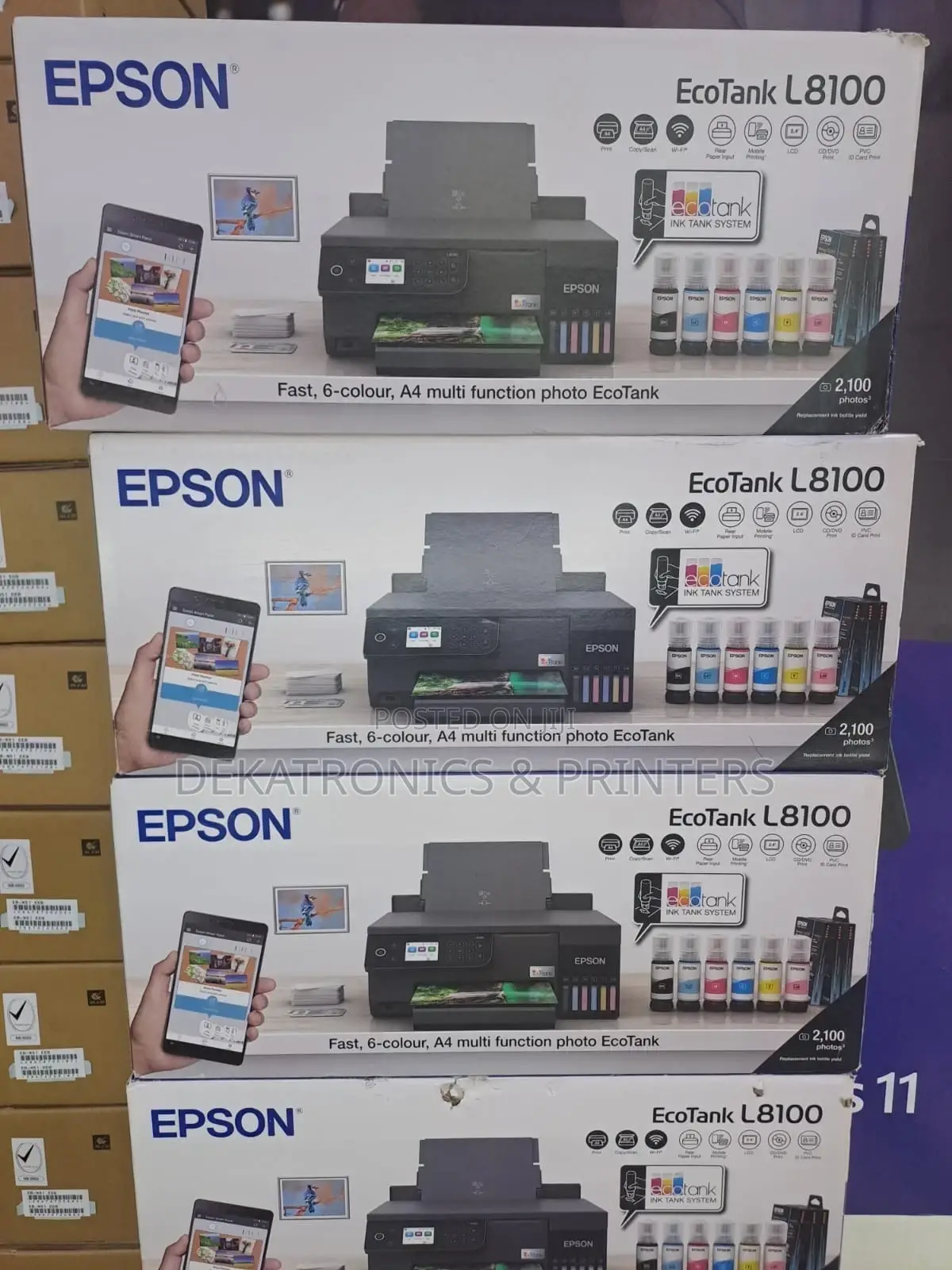 EPSON L8100 A4 Size All in One Photo Printer