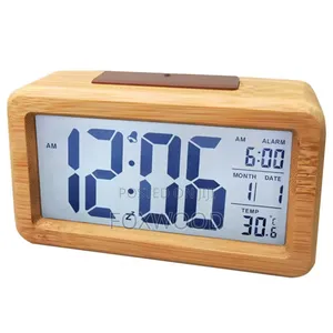 Wooden Digital Alarm Clock