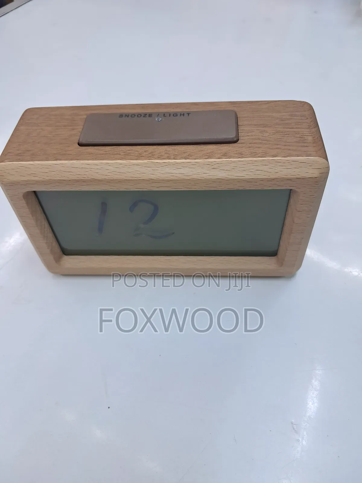 Wooden Digital Alarm Clock