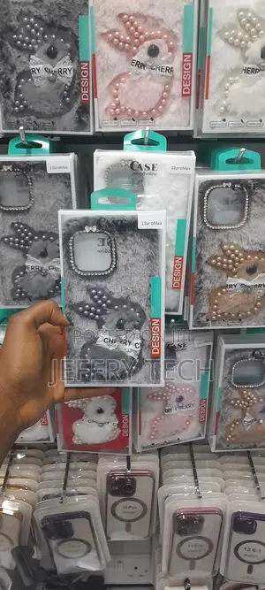 iPhone 13 Pro Max Rabbit Fur Case (Winter Special)-Gray