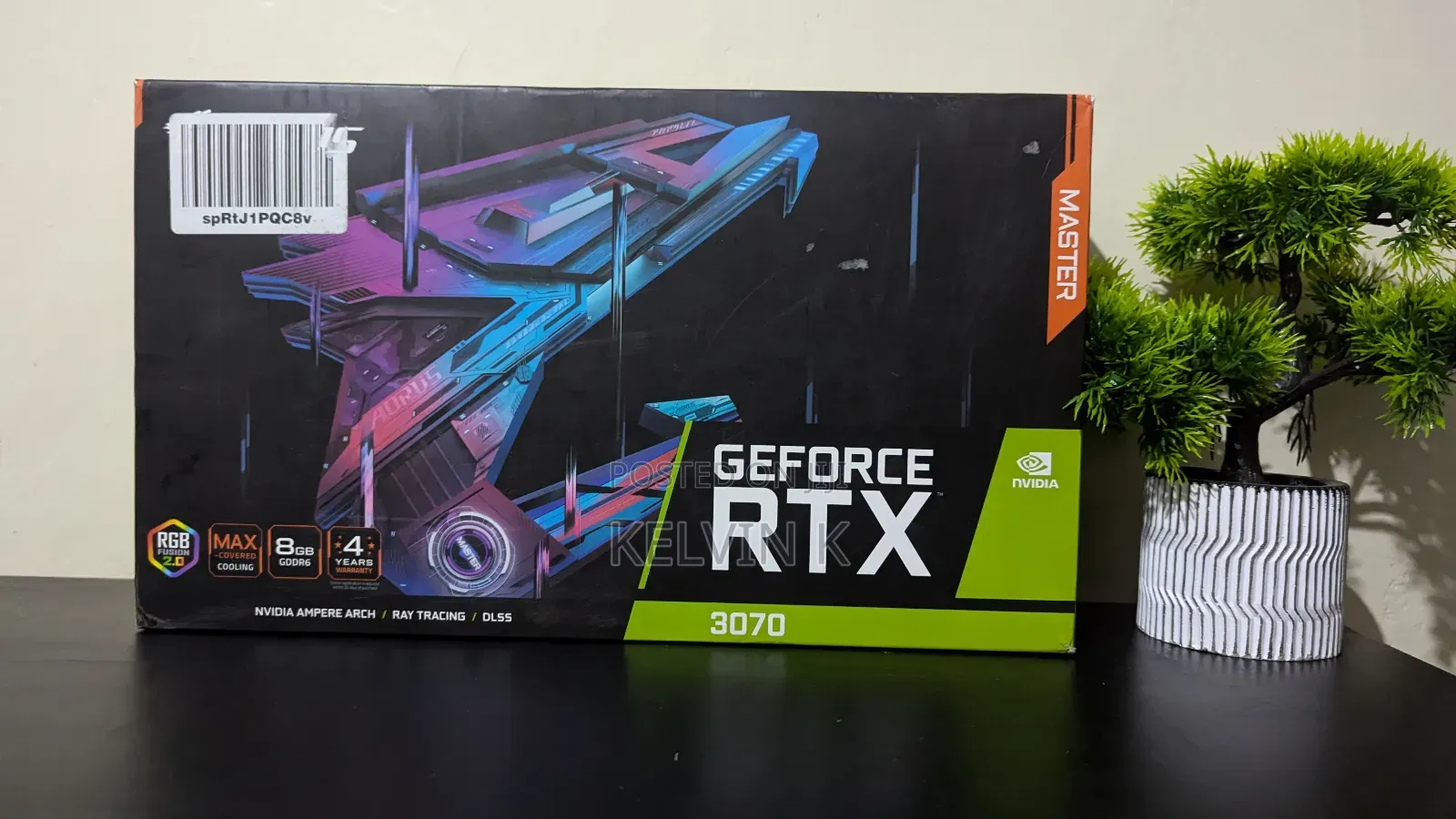 Aorus Master RTX 3070 8gb Gaming Graphics Card Gpu
