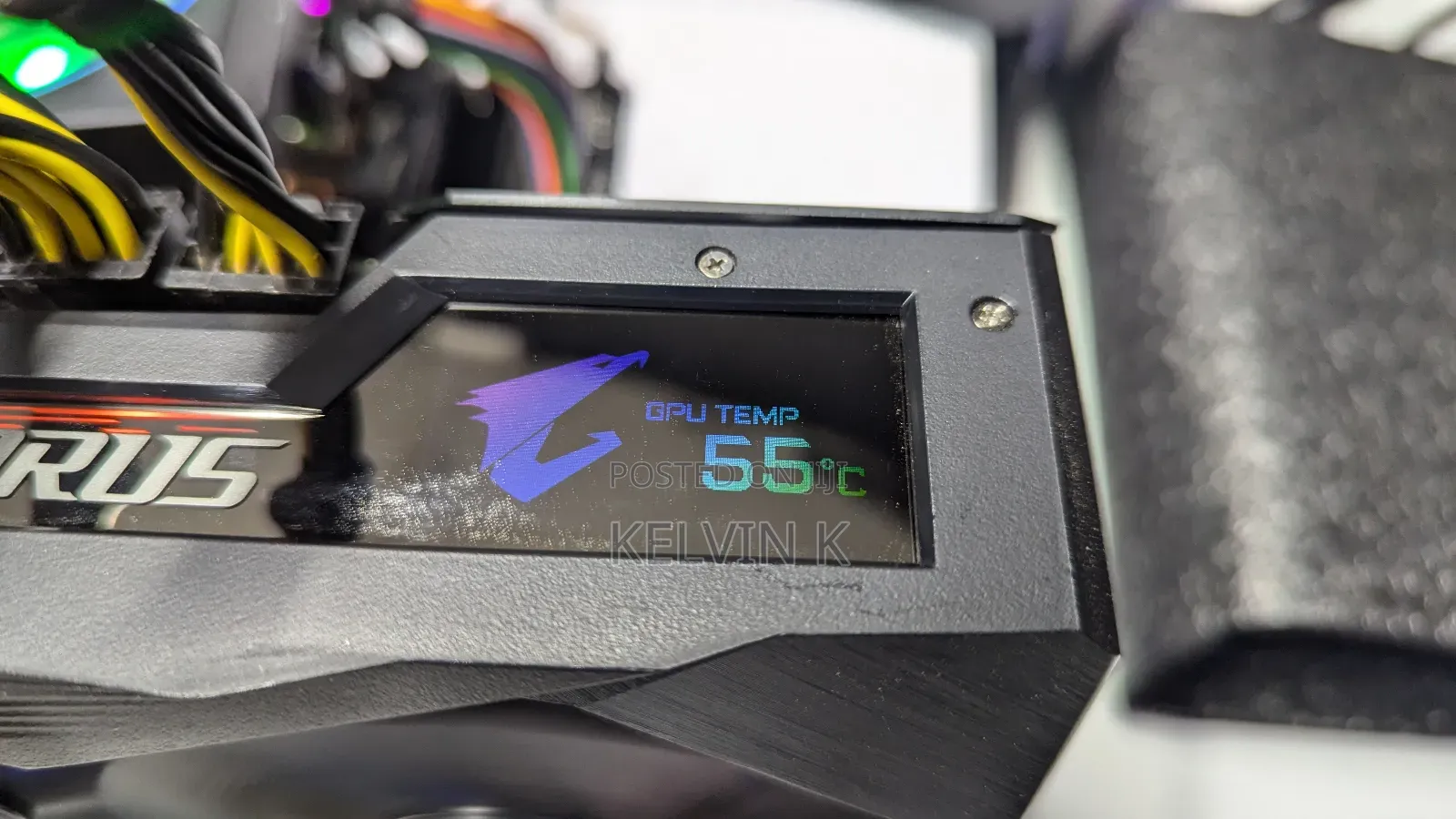 Aorus Master RTX 3070 8gb Gaming Graphics Card Gpu