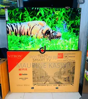 Vitron 75′′ Smart HDR Frameless TV – By Webos