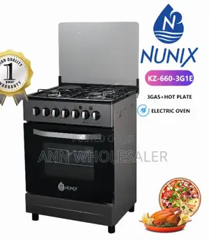 Nunix 60×60 3+1 Standing Cooker With Electric Oven Nu-3